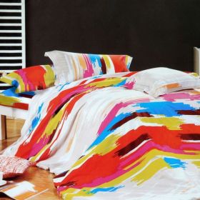 Blancho Bedding - [Graffiti Art] Luxury 7PC Bed In A Bag Combo 300GSM (Queen Size)