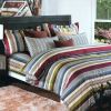 Blancho Bedding - [Cottage Stripe] Luxury 7PC Bed In A Bag Combo 300GSM (Queen Size)