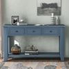 U_STYLE 55'' Modern Console Table Sofa Table for Living Room with 3 Drawers and 1 Shelf (As Same As WF288520AAC)