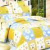 Blancho Bedding - [Yellow Countryside] 100% Cotton 7PC Bed In A Bag (King Size)