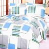 Blancho Bedding - [Blue Fantasy] 100% Cotton 7PC Bed In A Bag (King Size)