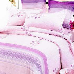 Blancho Bedding - [Paris Spring] 100% Cotton 7PC Bed In A Bag (King Size)