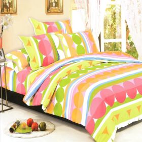 Blancho Bedding - [Colorful Days] 100% Cotton 7PC Bed In A Bag (King Size)