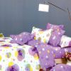 Blancho Bedding - [Pink Purple Neon] 100% Cotton 7PC Bed In A Bag (Queen Size)