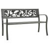 Patio Bench 49.2" Steel Gray