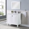 Manhattan Comfort Hyde 36" Bathroom Vanity Sink in White