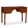 Writing Table Solid Sheesham Wood 45.3"x19.7"x29.9"