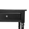 American solid wood sofa table(Black)