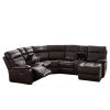 SECTIONAL MOTION SOFA BRWON