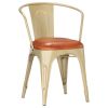 Dining Chairs 2 pcs Brown Real Leather