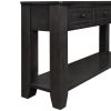 U_STYLE 55'' Modern Console Table Sofa Table for Living Room with 3 Drawers and 1 Shelf (As Same As WF288520AAB)