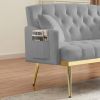 GREY 2 SEATER SOFA