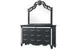 Milan Queen 4 Pc Tufted Upholstery Bedroom set made with Wood in Black