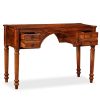 Writing Table Solid Sheesham Wood 45.3"x19.7"x29.9"