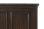 Hamilton King 6 PC Storage Bedroom Set in Dark Walnut made with Engineered Wood