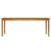 Patio Table 78.7"x39.4"x29.1" Solid Wood Acacia