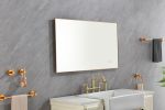 42x 24Inch LED Mirror Bathroom Vanity Mirror with Back Light;  Wall Mount Anti-Fog Memory Large Adjustable Vanity Mirror