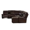 SECTIONAL MOTION SOFA BRWON