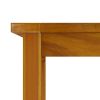 Patio Table 78.7"x39.4"x29.1" Solid Wood Acacia