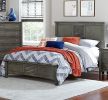 Transitional Style Cool Gray Finish 1pc Queen Size Bed Birch Veneer Wood Bedroom