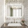 LED Bathroom Mirror Wall-Mounted Vanity Mirror with ,24"x32" Dimmable Waterproof Smart Touch Button Makeup Mirror with Lights Vertical & Horizontal