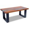 Coffee Table Teak Resin 39.4"x19.7"x15.7"