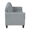 Living Room Furniture Love Seat Sofa Double Seat Sofa Loveseat Chair Gray