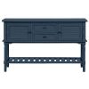 Console Table Sofa Table for Living Room with 2 Drawers,2 Cabinets and 1 Shelf