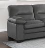 Modern Sleek Design Living Room Furniture 1pc Sofa Dark Gray Fabric Upholstered Comfortable Plush Seating