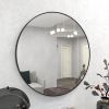 Wall Circle Mirror Large Round Gold Farmhouse Circular Mirror for Wall Décor