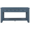 U_STYLE 55'' Modern Console Table Sofa Table for Living Room with 3 Drawers and 1 Shelf (As Same As WF288520AAC)