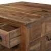 Solid Wood Coffee Table; Solid Wood Trunk Coffee Table