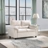 Two Seater Couch Loveseat Sofa Velvet Beige