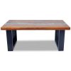 Coffee Table Teak Resin 39.4"x19.7"x15.7"