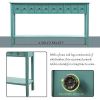 Rustic Entryway Console Table 60 Long Sofa Table with two Size Drawers and Shelf