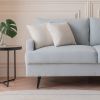 64" W Fabric Upholstered Love seat with metal Legs/High Resilience Sponge Couch for Living Room, Bedroom, Apartment ,grey